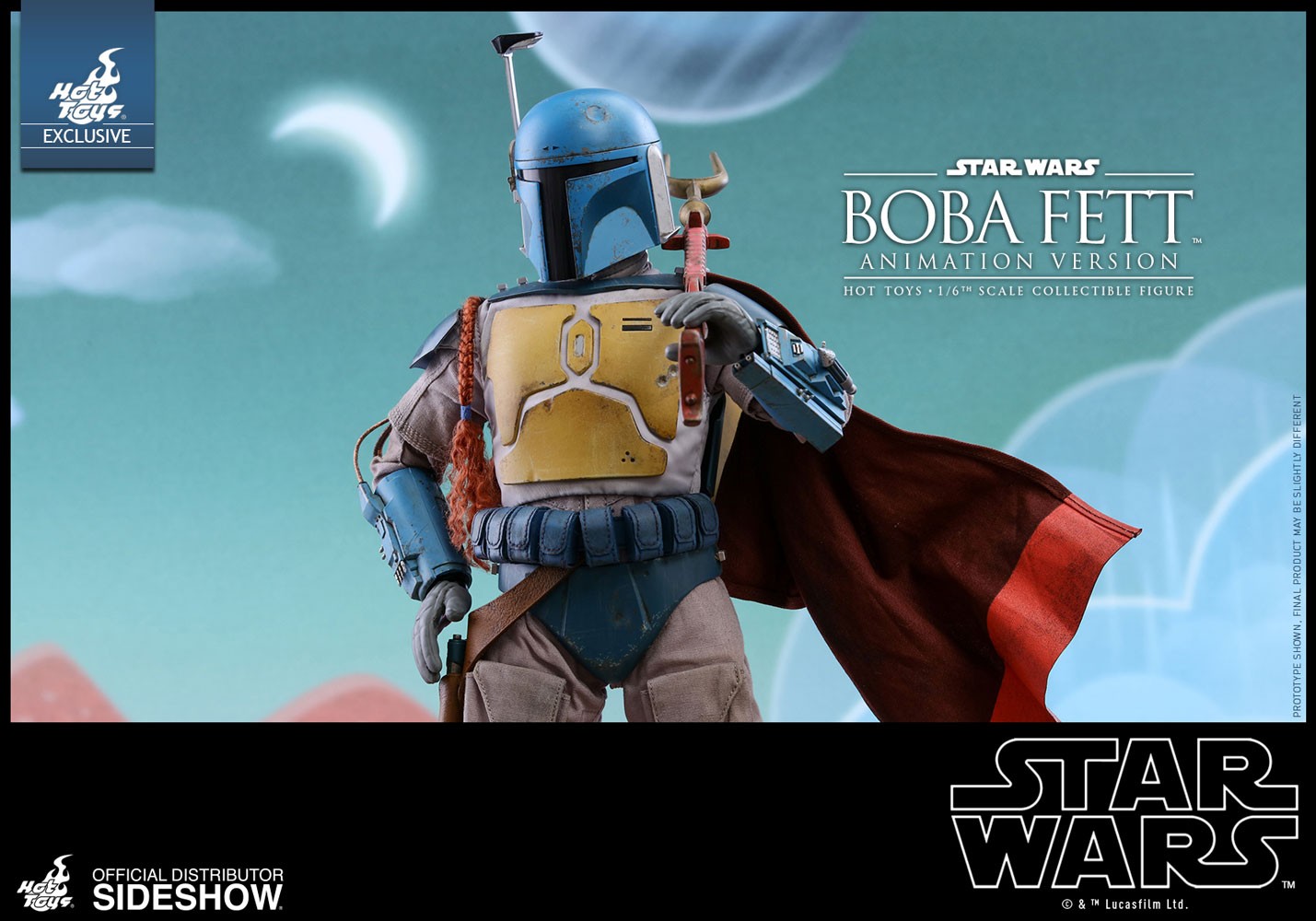 Star Wars Boba Fett Animation Version Sixth Scale Figure  Exclusive Edition (Prototype Shown) View 13
