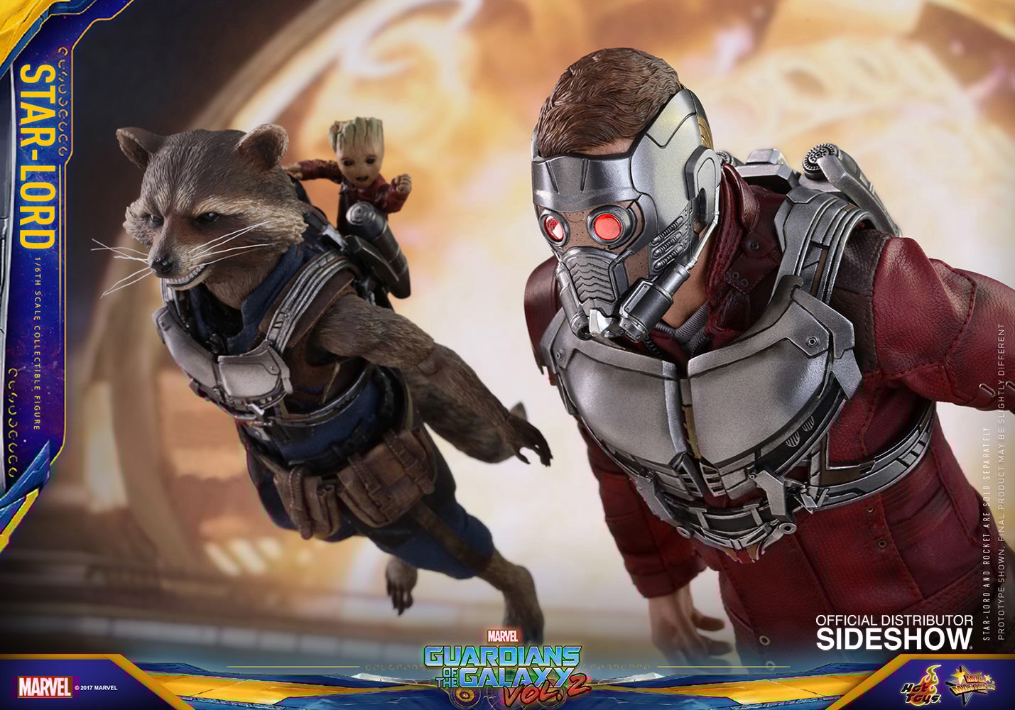 Marvel Star-Lord Sixth Scale Figure by Hot Toys | Sideshow