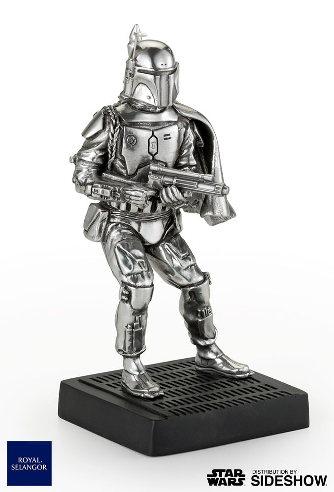 Star Wars Boba Fett Figurine Pewter Collectible  (Prototype Shown) View 2