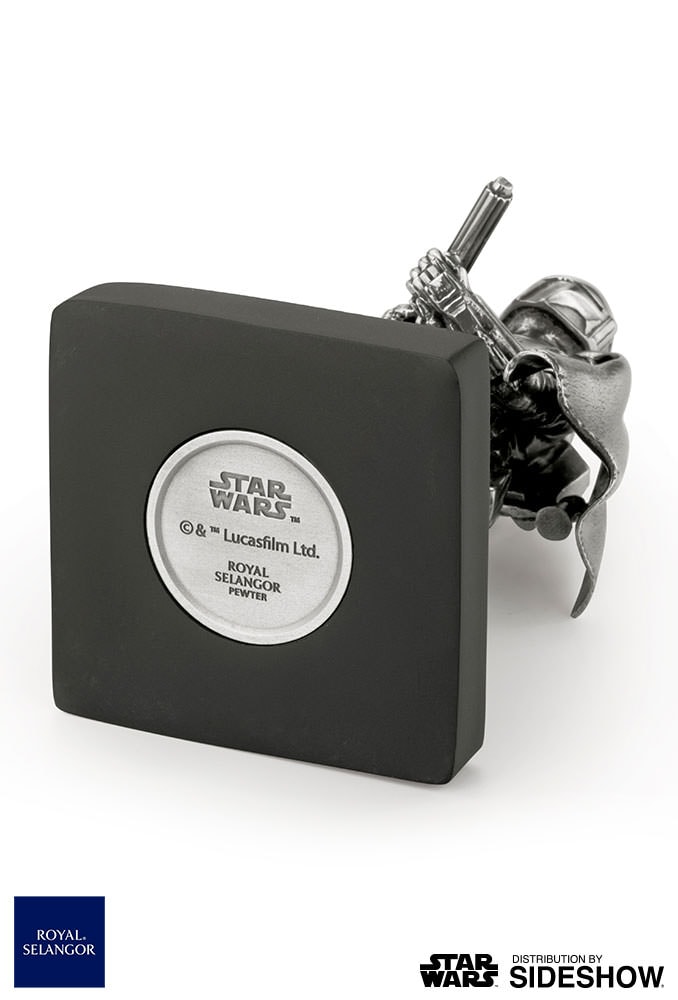 Star Wars Boba Fett Figurine Pewter Collectible  (Prototype Shown) View 6