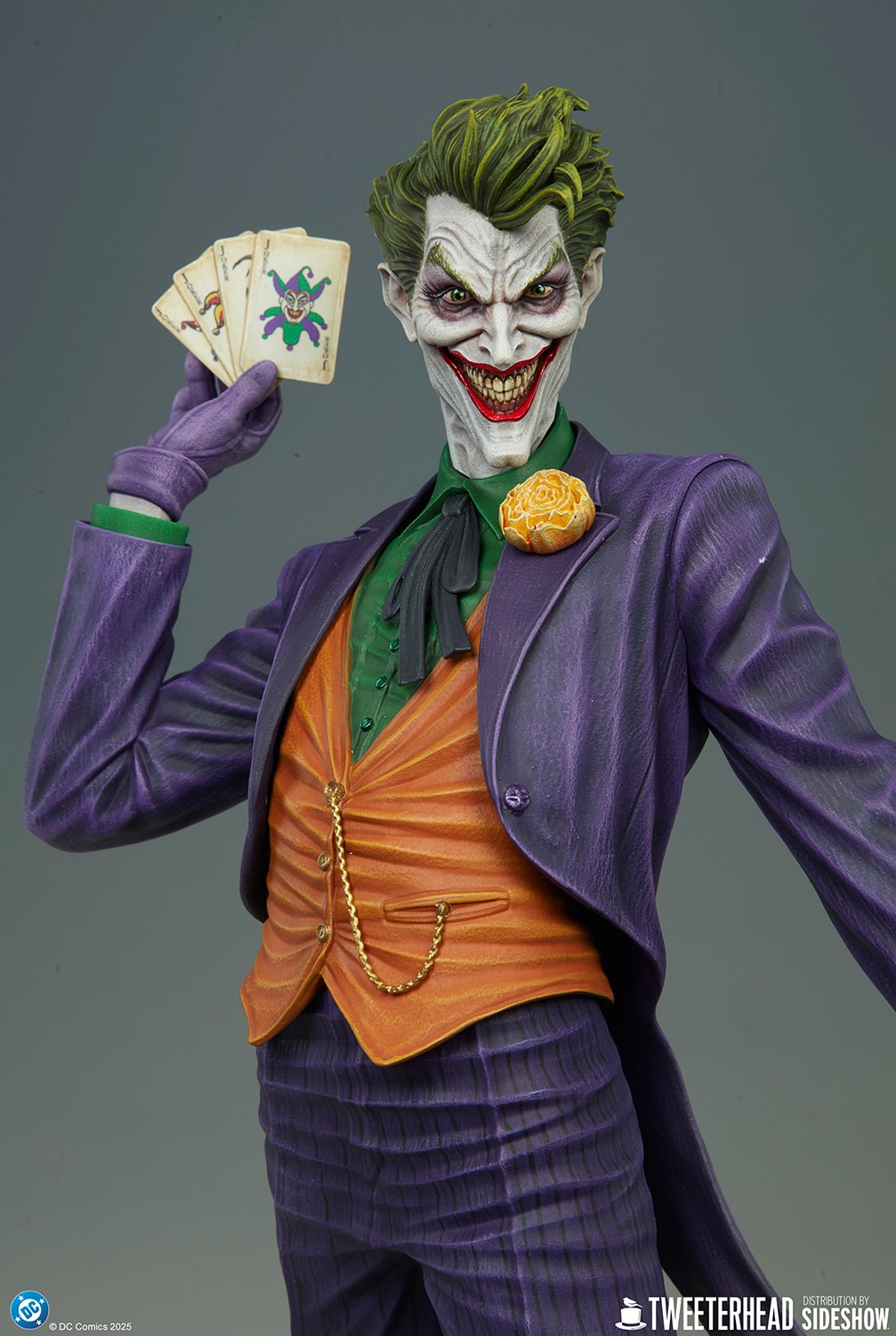 DC Comics The Joker Quarter Scale Maquette  (Prototype Shown) View 13