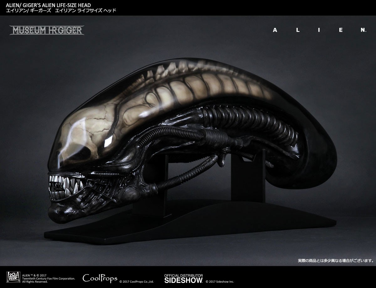 Alien Gigers Alien Life-Size Head Prop Replica  (Prototype Shown) View 2