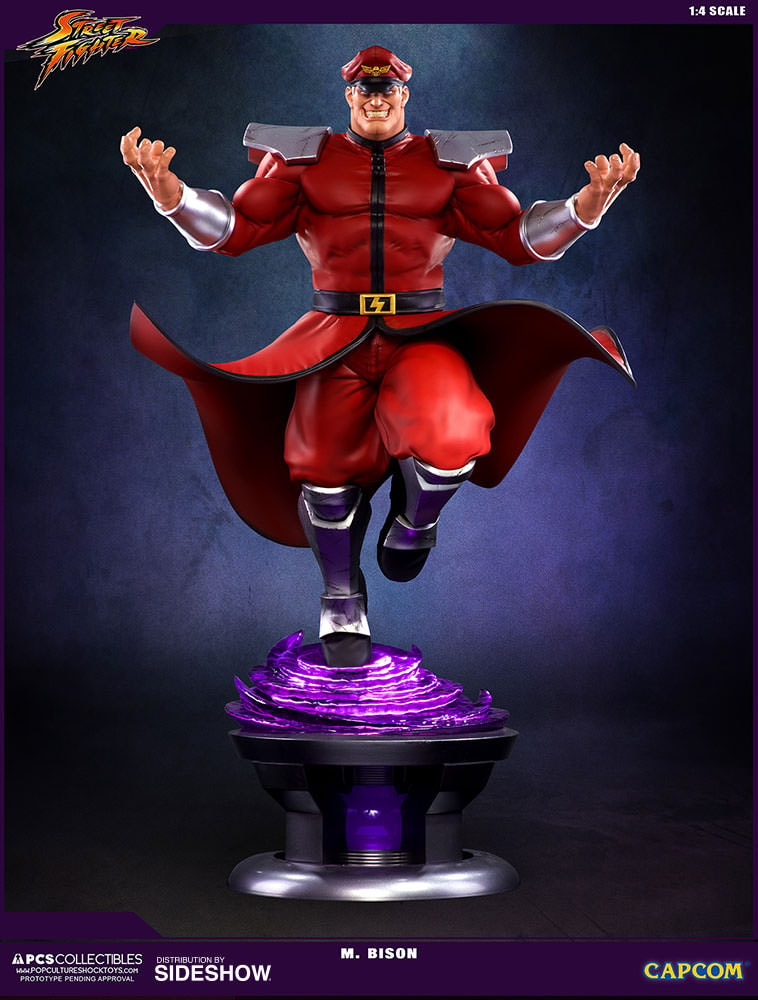 Street Fighter M. Bison Statues  (Prototype Shown) View 1
