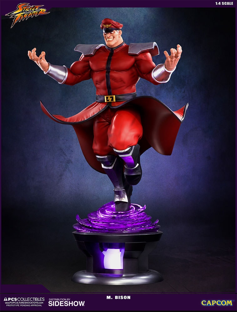 Street Fighter M. Bison Statues  (Prototype Shown) View 3