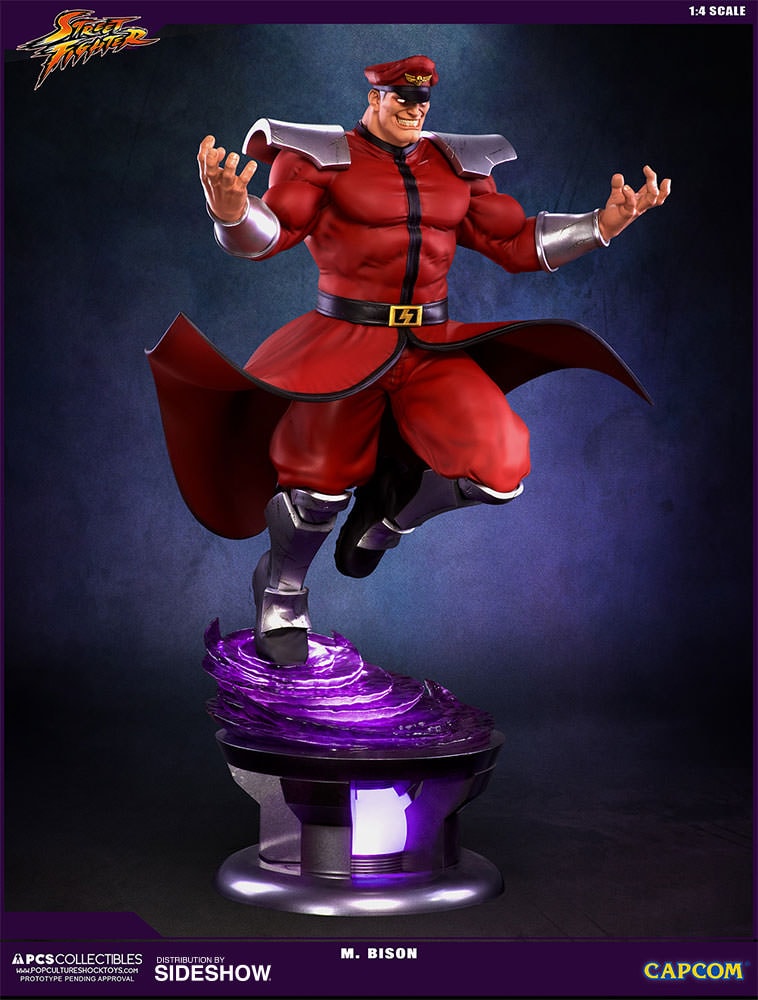 Street Fighter M. Bison Statues  (Prototype Shown) View 12
