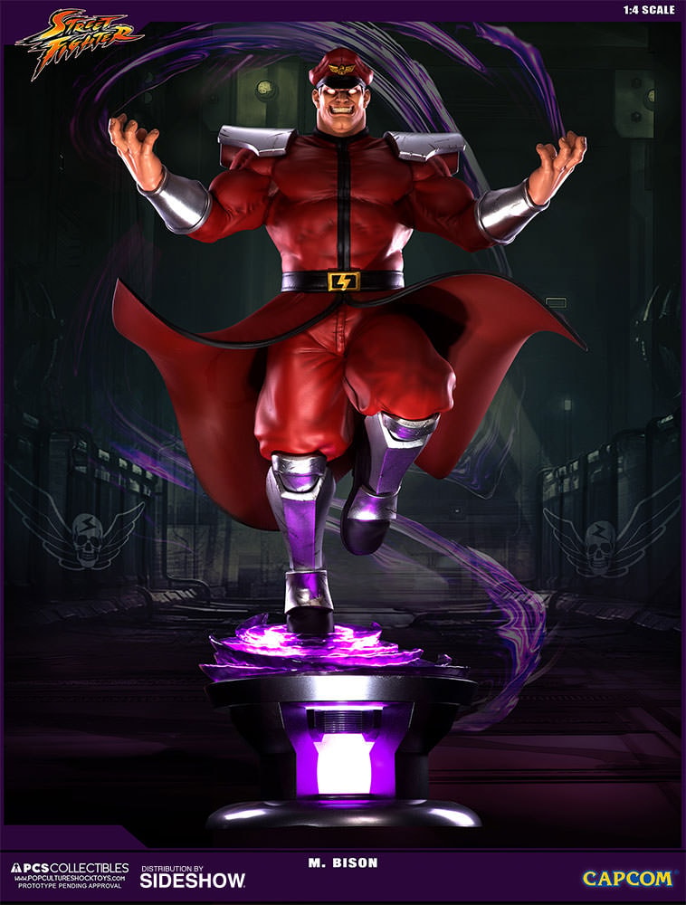 Street Fighter M. Bison Statues  (Prototype Shown) View 13