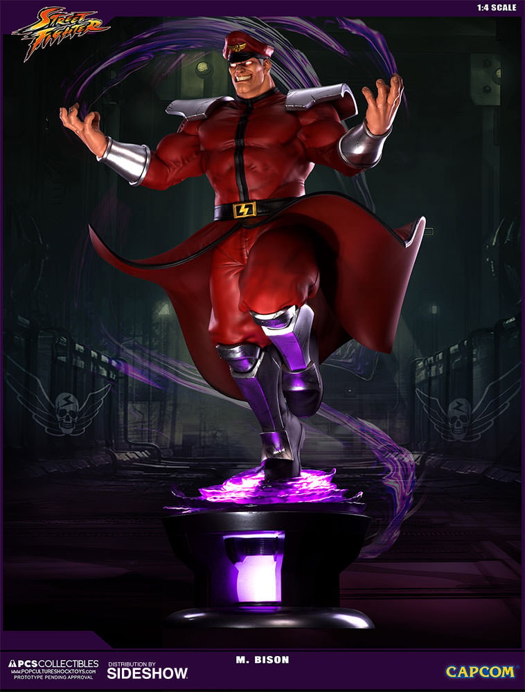 Street Fighter M. Bison Statues  (Prototype Shown) View 14