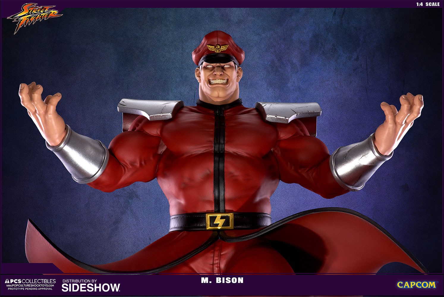 Street Fighter M. Bison Statues  (Prototype Shown) View 17