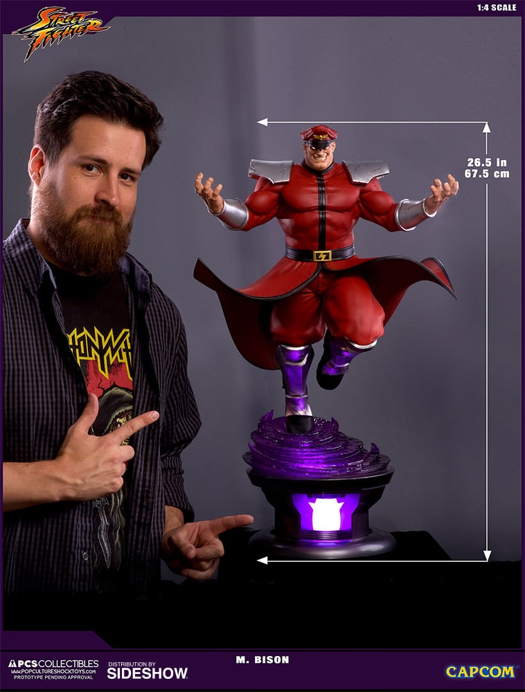 Street Fighter M. Bison Statues  (Prototype Shown) View 19
