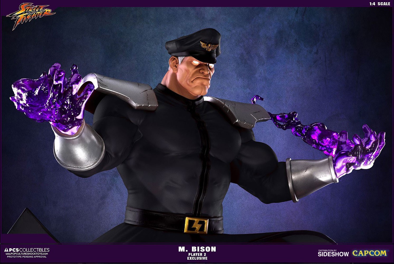 Street Fighter M Bison Player 2 Statues  Exclusive Edition View 8