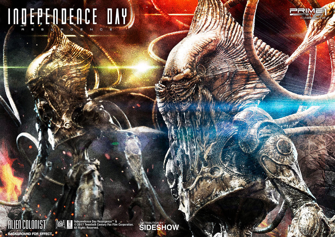 Independence Day: Resurgence Alien Colonist Statues  (Prototype Shown) View 1