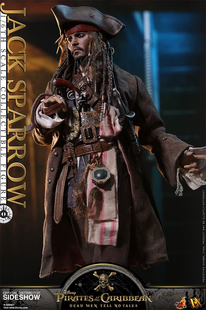Disney Jack Sparrow Sixth Scale Figure by Hot Toys Disney Jack Sparrow Sixth Scale Figure by Hot Toys