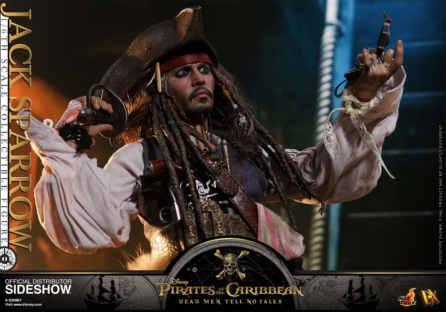 Disney Jack Sparrow Sixth Scale Figure by Hot Toys