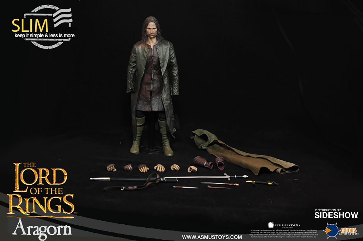 Le Seigneur des Anneaux Statue 1/4 - Aragorn Deluxe Version 76 cm
