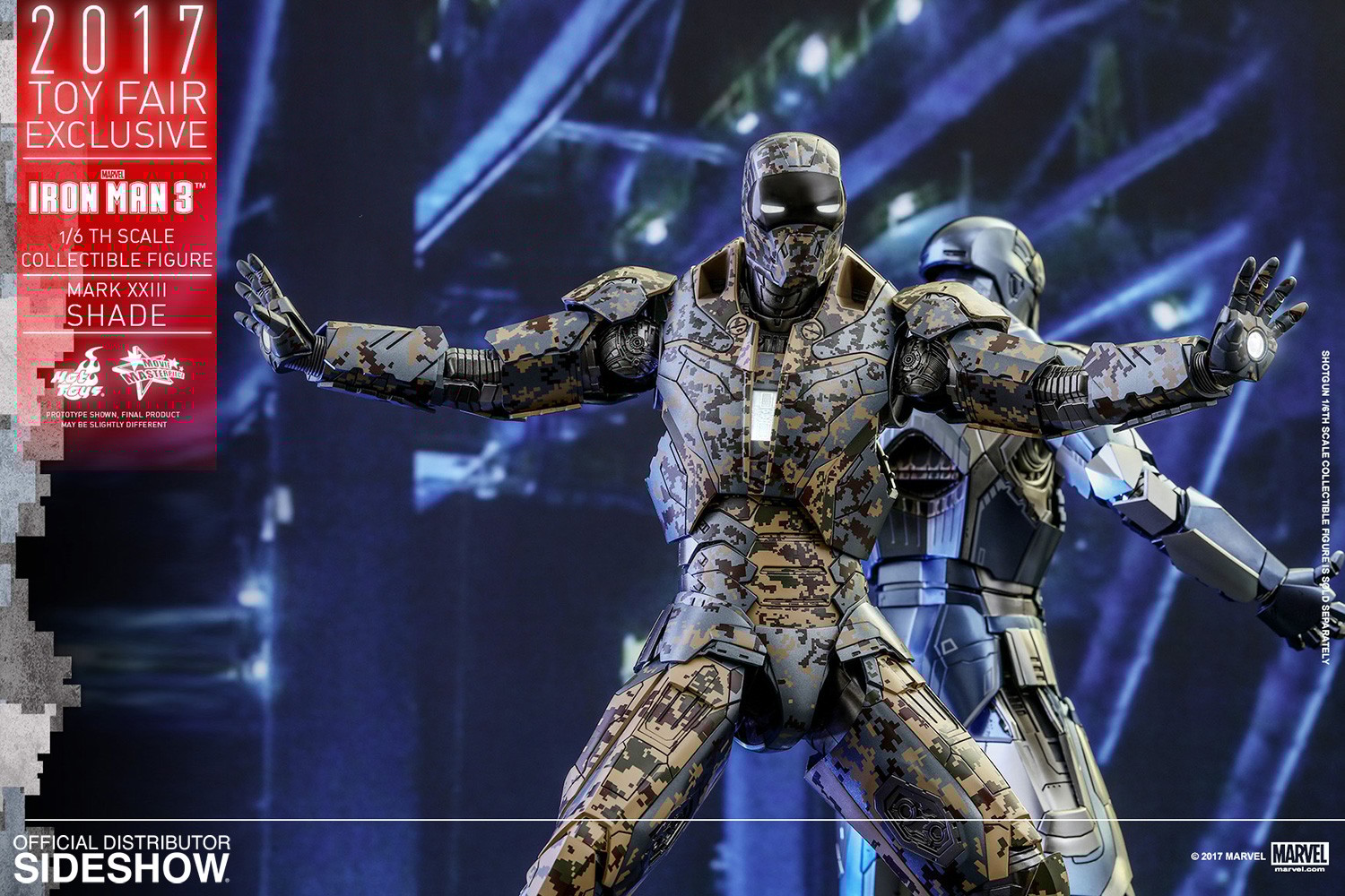 Marvel Iron Man Mark XXIII - Shades Sixth Scale Figure by Ho | Sideshow Collectibles