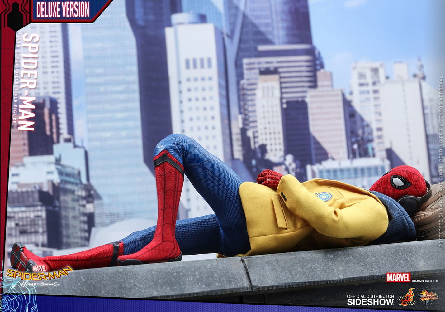 Spider man homecoming deluxe on sale hot toys