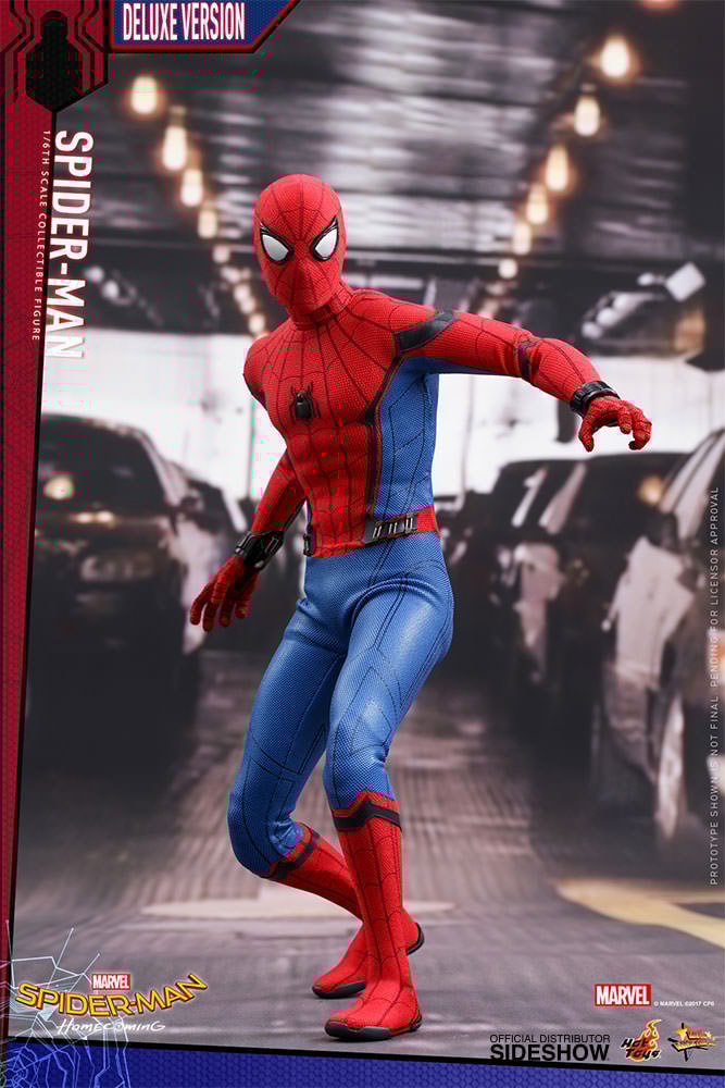 Hot toys spider man shop homecoming for sale