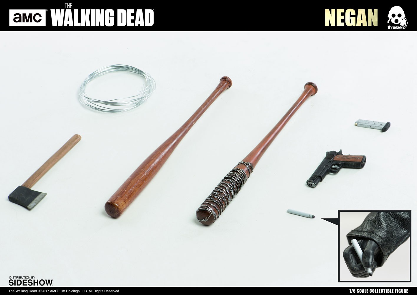 The Walking Dead Negan Sixth Scale Figure  (Prototype Shown) View 21