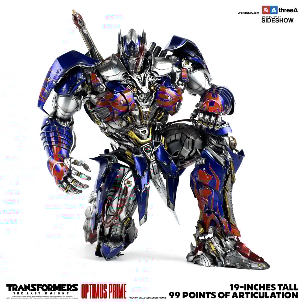 Threea the last best sale knight optimus prime