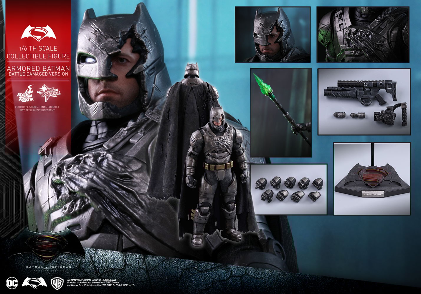 Armored Batman Battle Damaged Version (Prototype Shown) View 21