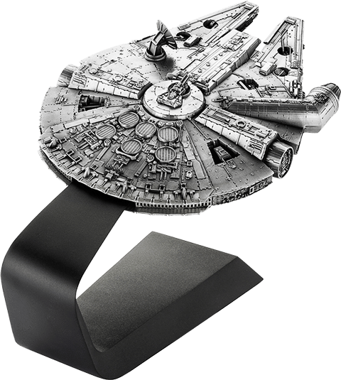 Star Wars Millennium Falcon Pewter Collectible  (Prototype Shown) View 7