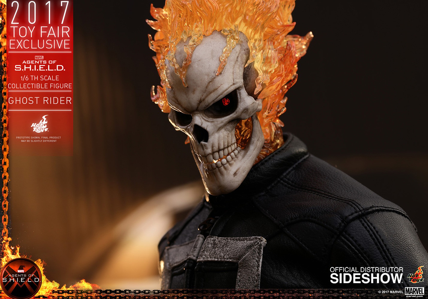 Marvel Ghost Rider Sixth Scale Figure by Hot Toys | Sideshow Collectibles