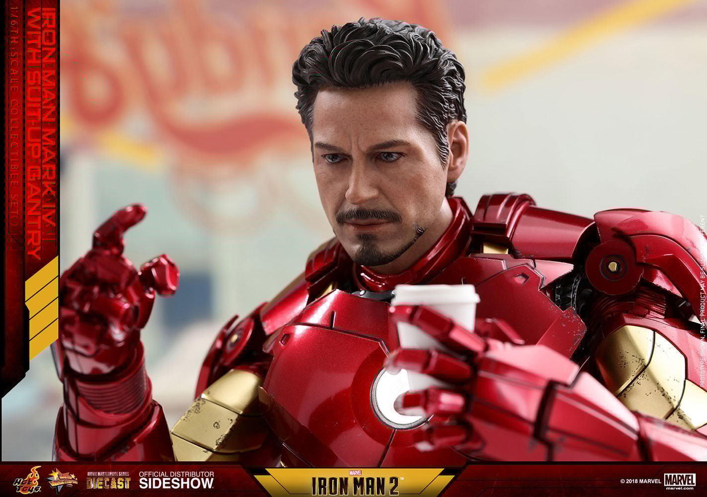 Iron Man Mark IV with Suit-Up Gantry