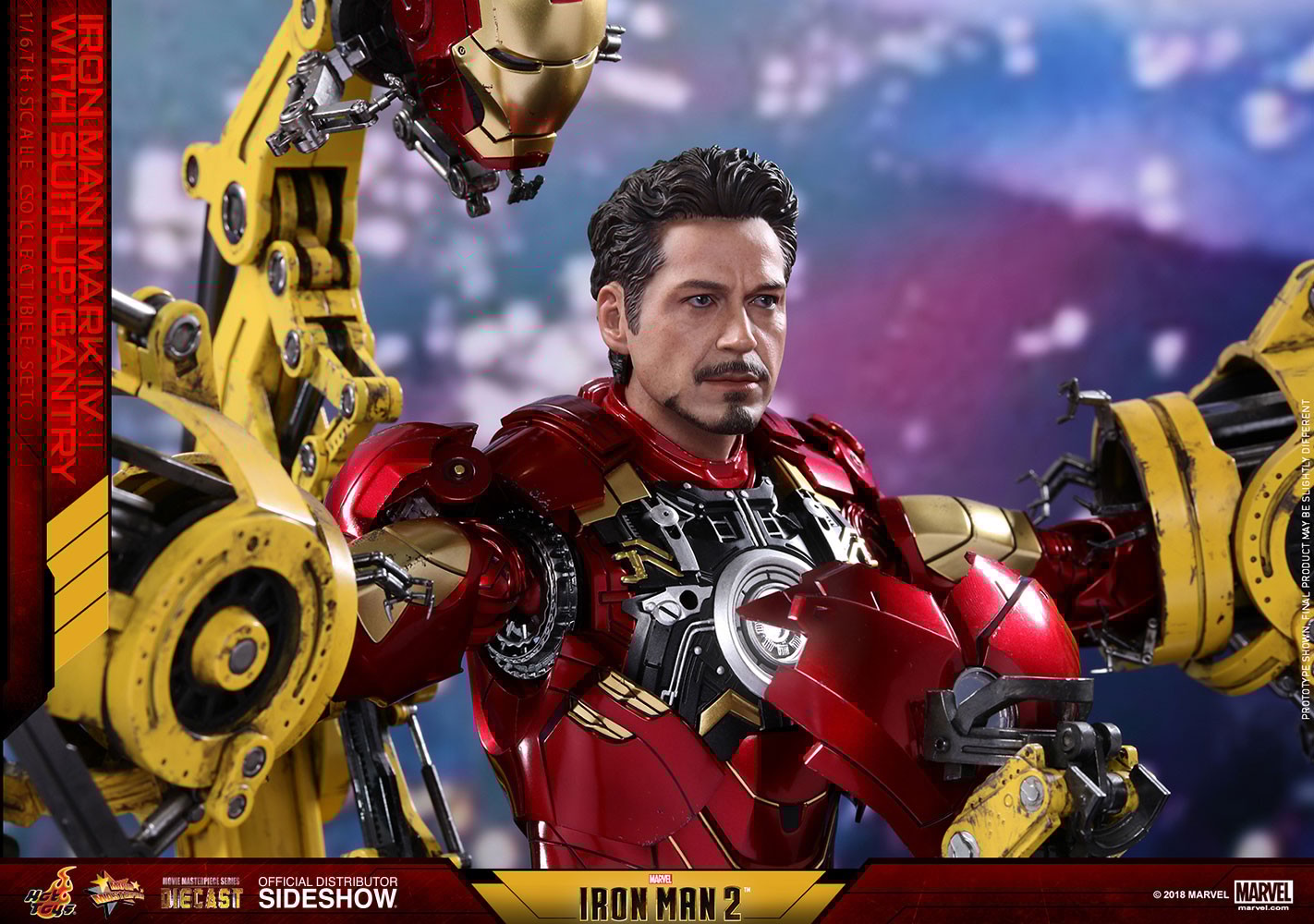 Iron Man Mark IV with Suit-Up Gantry- Prototype Shown