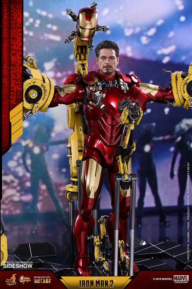 Iron Man Mark IV with Suit-Up Gantry