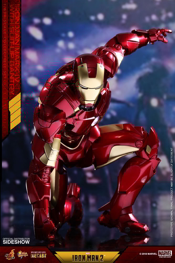 Iron Man Mark IV with Suit-Up Gantry