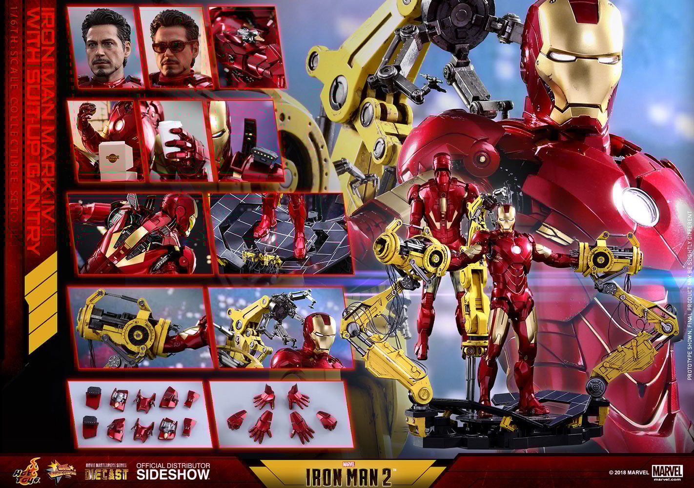 Iron Man Mark IV with Suit-Up Gantry