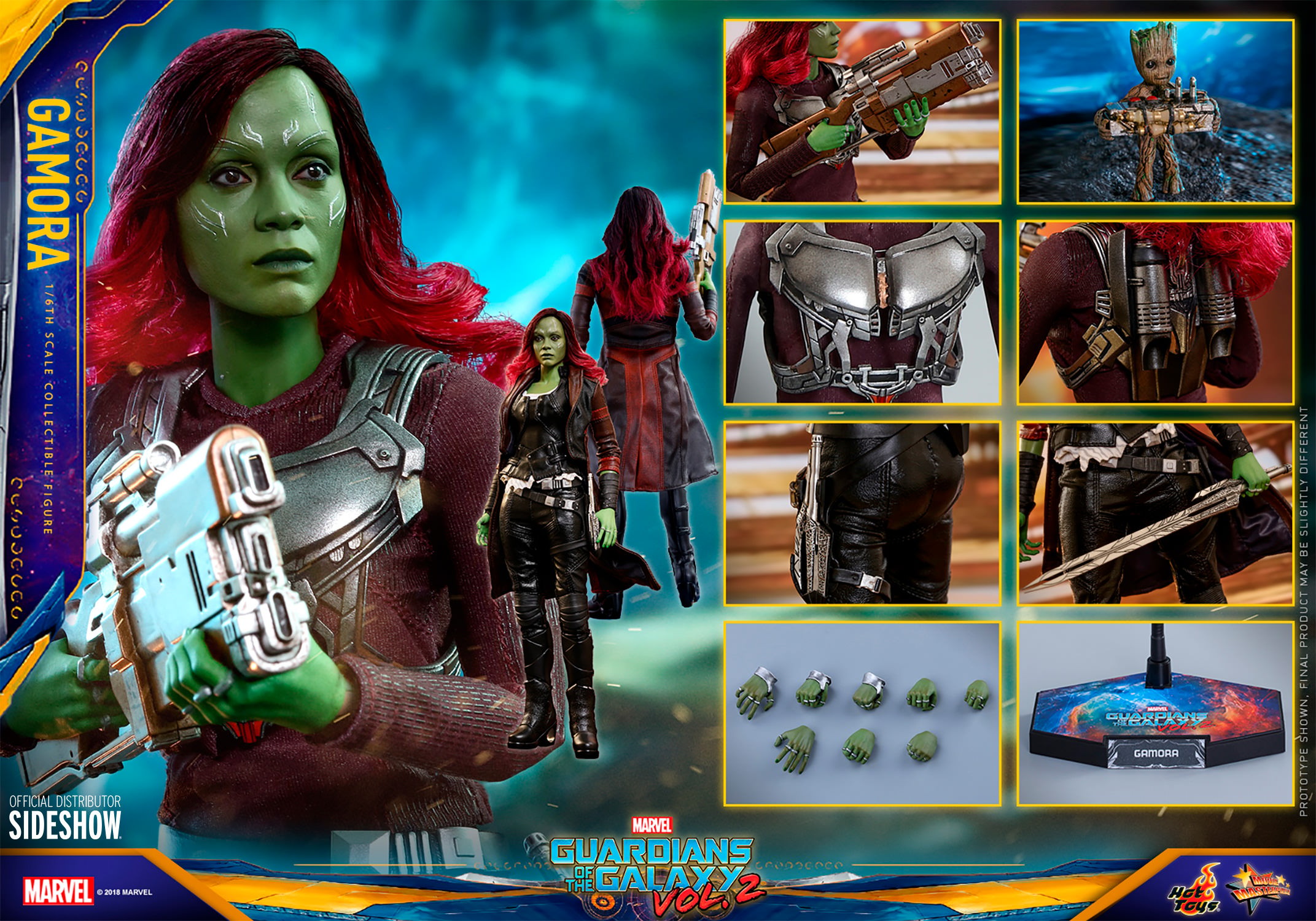 Marvel Gamora Sixth Scale Figure  (Prototype Shown) View 28
