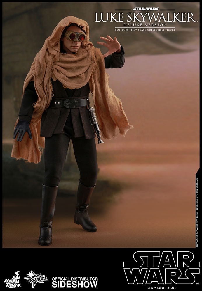 Star Wars Luke Skywalker Deluxe Version Sixth Scale Figure  (Prototype Shown) View 2