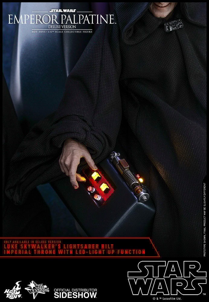 Palpatine deluxe new arrivals hot toys