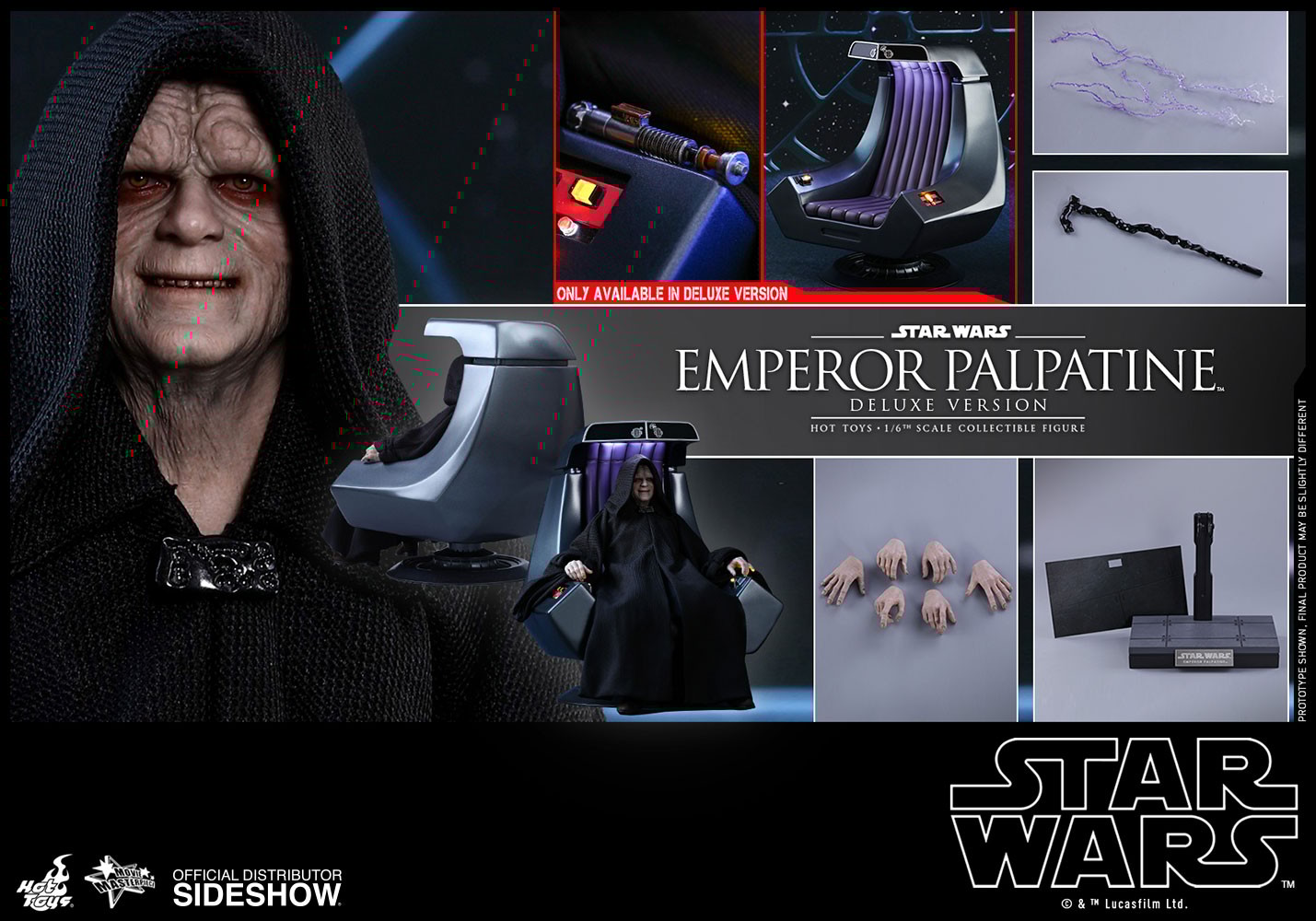 Emperor Palpatine Deluxe Version