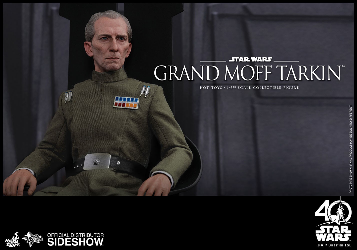 Star Wars Grand Moff Tarkin Sixth Scale Figure  (Prototype Shown) View 9