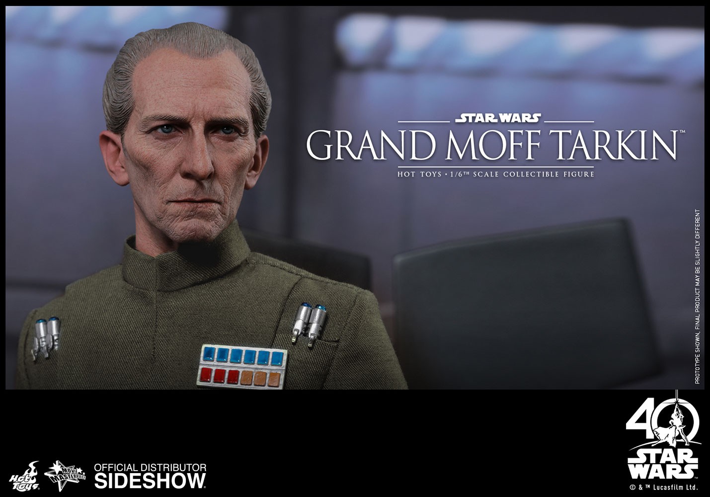 Star Wars Grand Moff Tarkin Sixth Scale Figure  (Prototype Shown) View 12