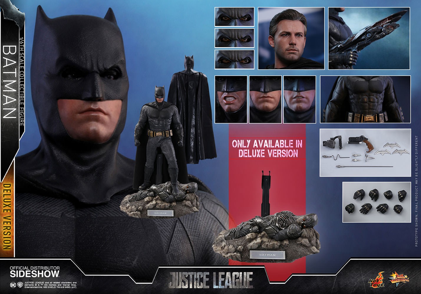 Justice League Batman 1/6 Scale Figure by Hot Toys | Sideshow Collectibles