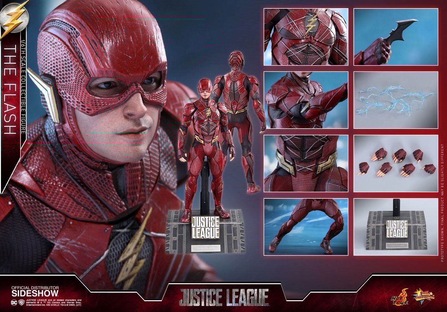 The Flash Justice League by Hot Toys | Sideshow Collectibles The Flash Justice League by Hot Toys | Sideshow Collectibles