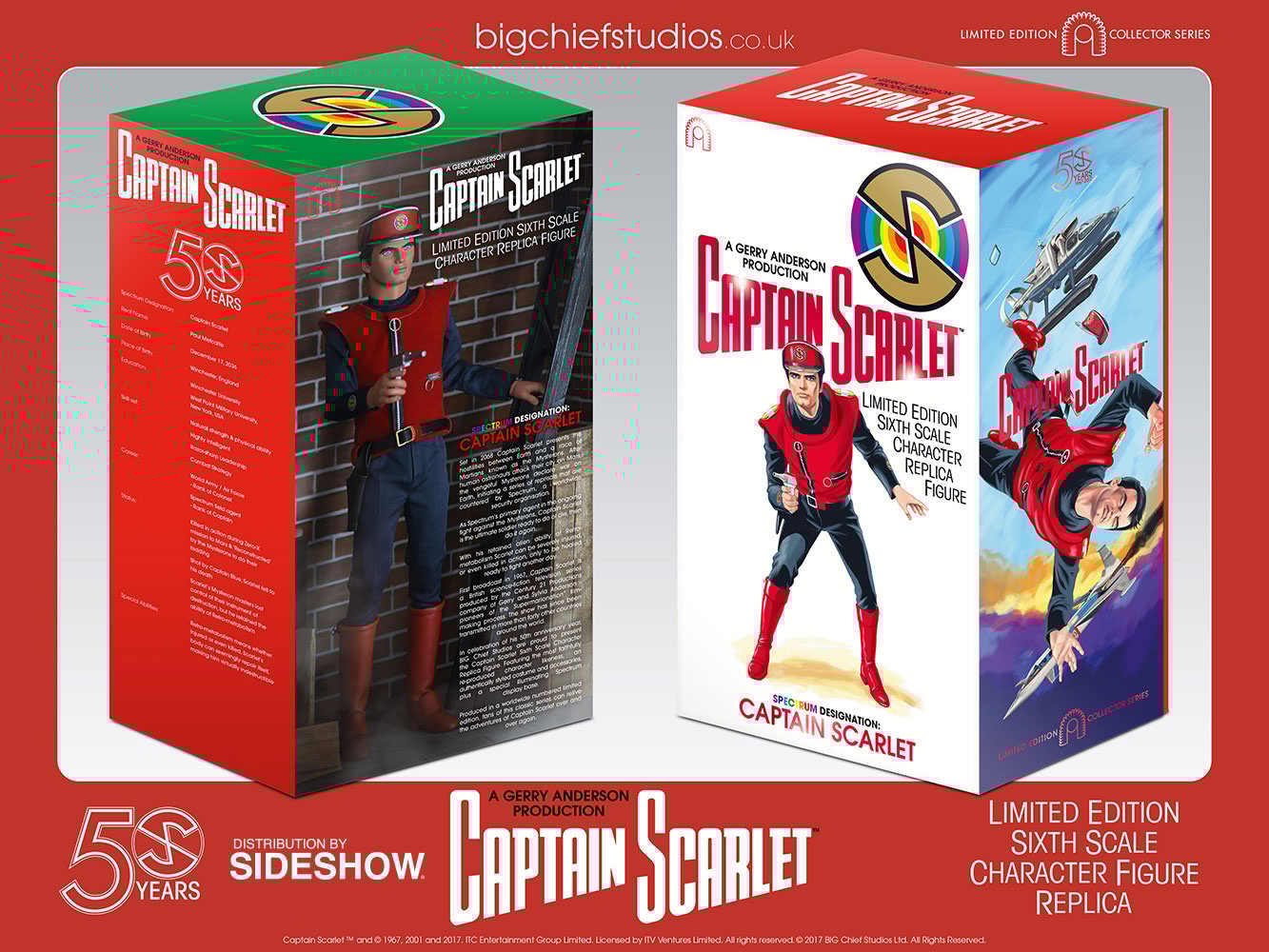 Captain Scarlet and the Mysterons Captain Scarlet Sixth Scal