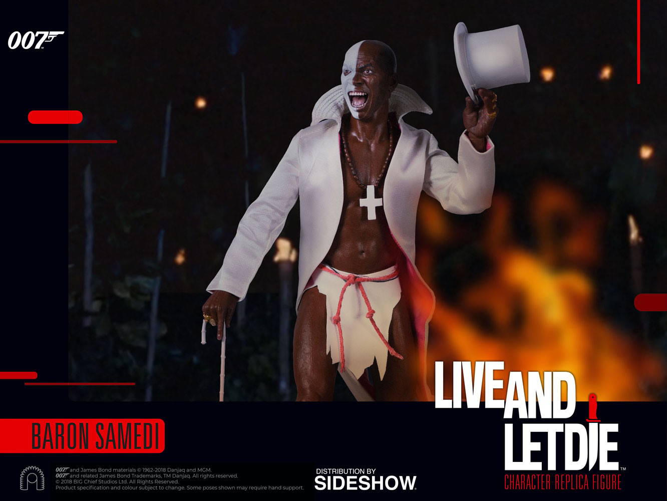 James Bond Baron Samedi Sixth Scale Figure  (Prototype Shown) View 18