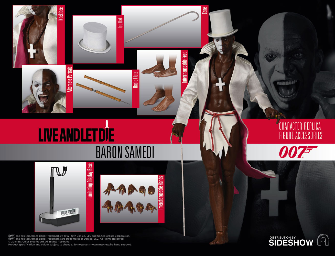 James Bond Baron Samedi Sixth Scale Figure  (Prototype Shown) View 19