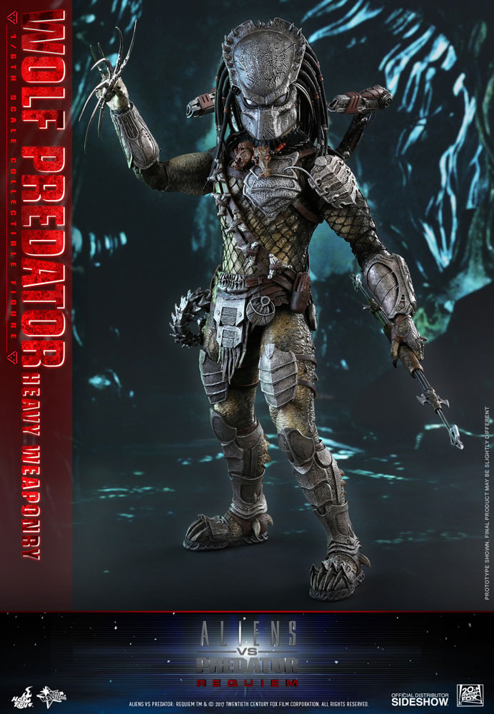 Wolf Predator Heavy Weaponry Figure by Hot Toys | Sideshow