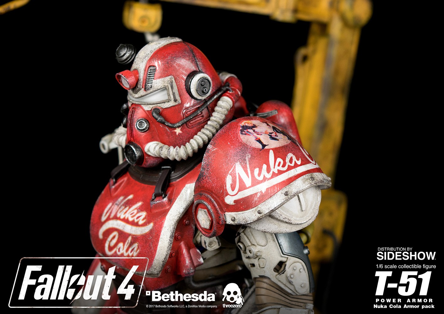 Fallout 4 T-51 Power Armor - Nuka Cola Armor Pack Sixth Scale Figure  (Prototype Shown) View 3