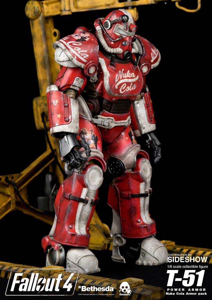 Fallout 4 T-51 Power Armor - Nuka Cola Armor Pack Sixth Scal