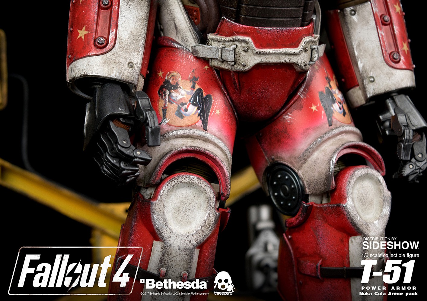 Fallout 4 T-51 Power Armor - Nuka Cola Armor Pack Sixth Scale Figure  (Prototype Shown) View 6