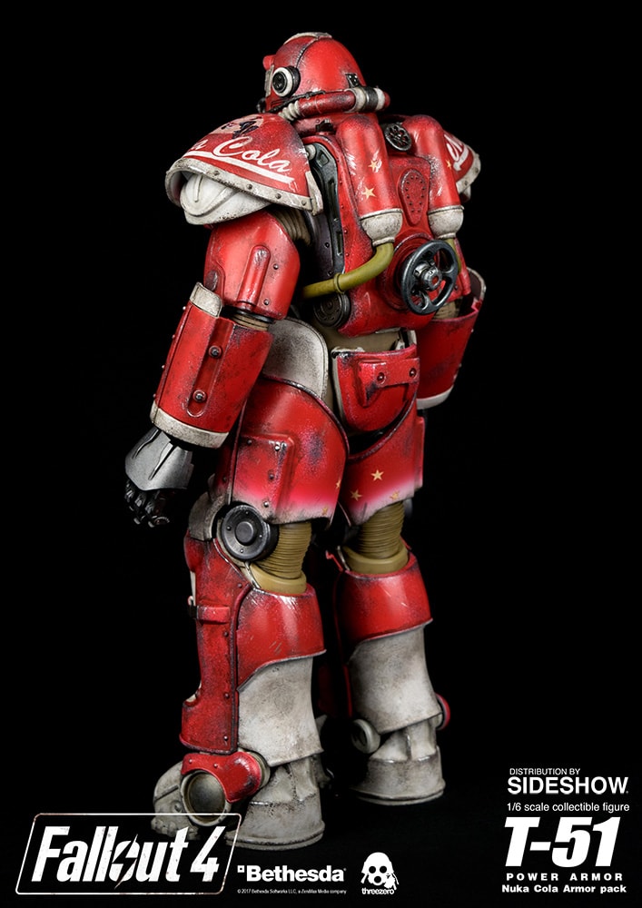Fallout 4 T-51 Power Armor - Nuka Cola Armor Pack Sixth Scale Figure  (Prototype Shown) View 8
