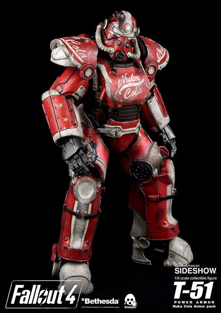 Fallout 4 T-51 Power Armor - Nuka Cola Armor Pack Sixth Scale Figure  (Prototype Shown) View 10