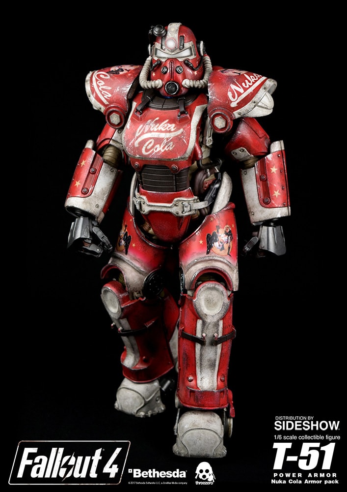 Fallout 4 T-51 Power Armor - Nuka Cola Armor Pack Sixth Scale Figure  (Prototype Shown) View 12