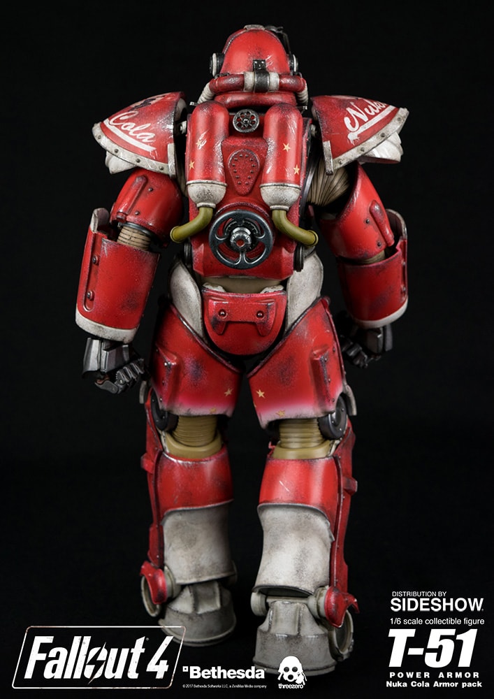 Fallout 4 T-51 Power Armor - Nuka Cola Armor Pack Sixth Scale Figure  (Prototype Shown) View 13